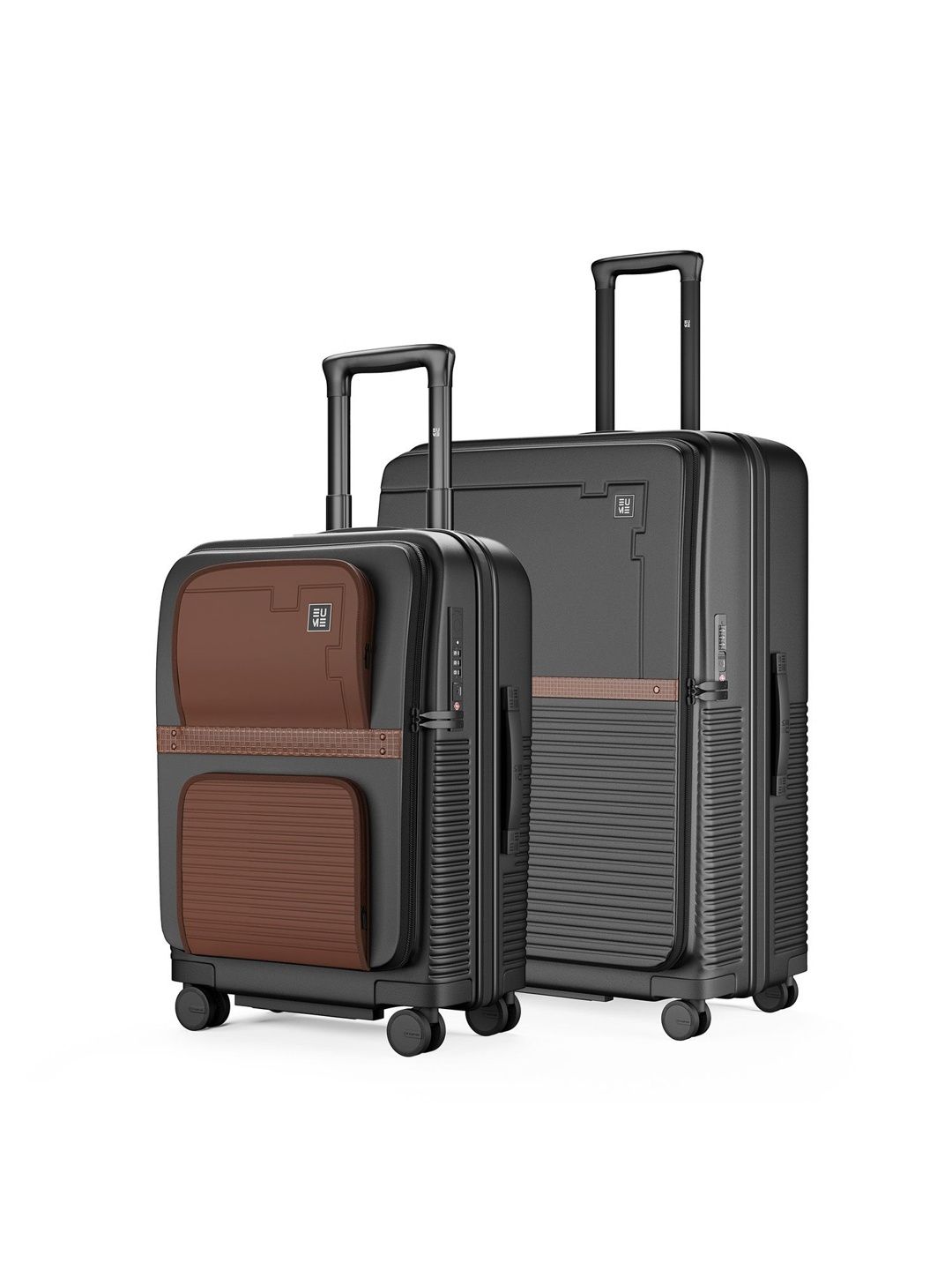 EUME Aerotop Set Of 2 TSA Lock Hard-Sided Trolley Bags With Anti Theft Zipper-picture-24