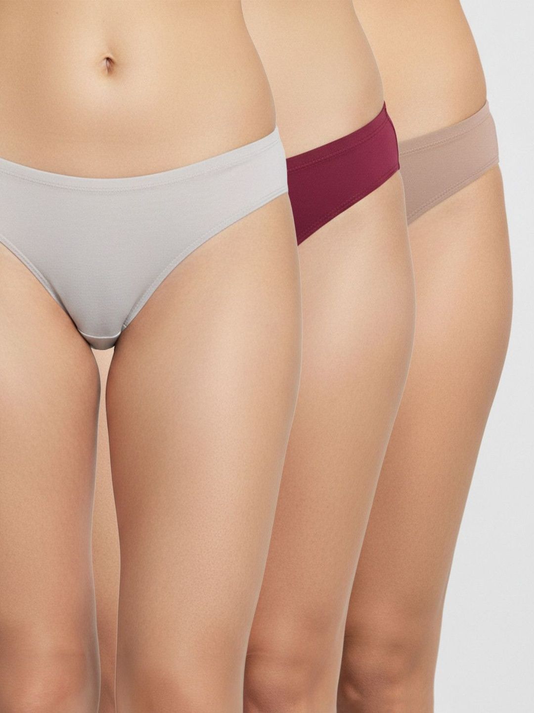 Zivame Women Pack of 3 Assorted Cotton Blend Bikini-picture-35