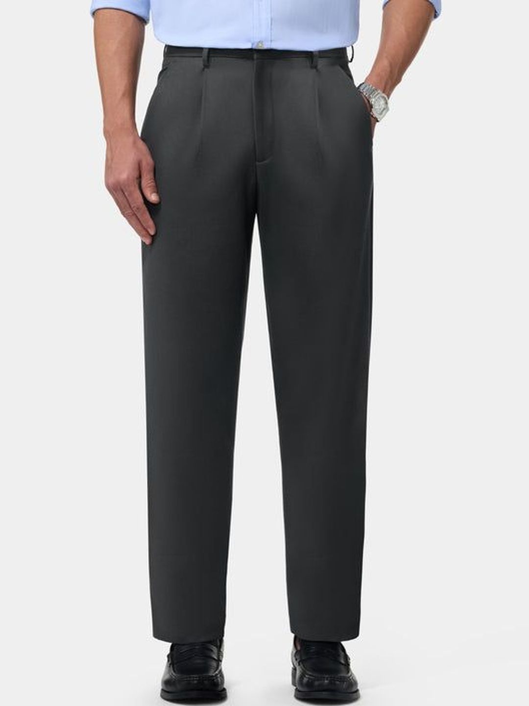 VAHRO Textured Relaxed Pant-picture-34
