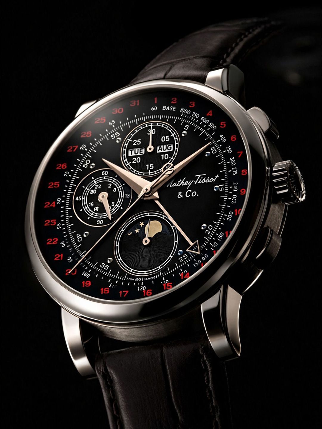 Mathey-Tissot Men Swiss Made Automatic Landeron 78 Movement Dial Analog Watch - H711CHTLAN-picture-35