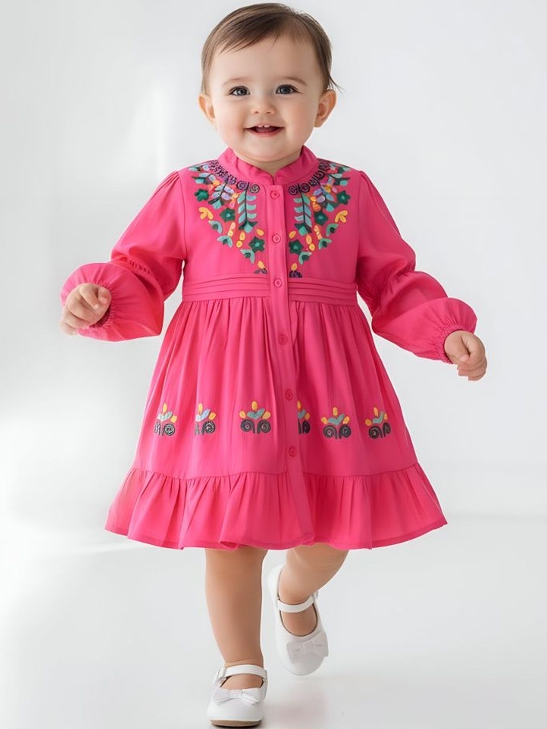 Sangria Girls Cotton Dresses-picture-24