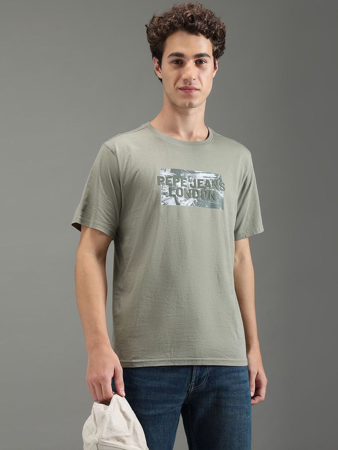 Pepe Jeans Men Typography Printed Pure Cotton T-shirt-picture-10