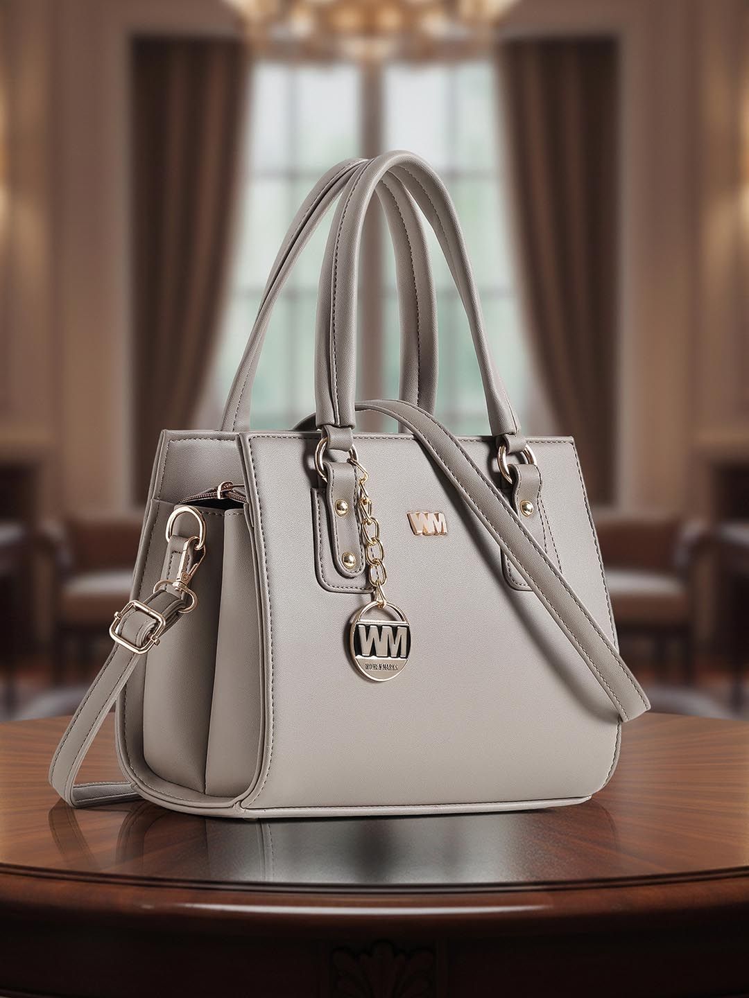 WOMEN MARKS PU Structured Handheld Bag