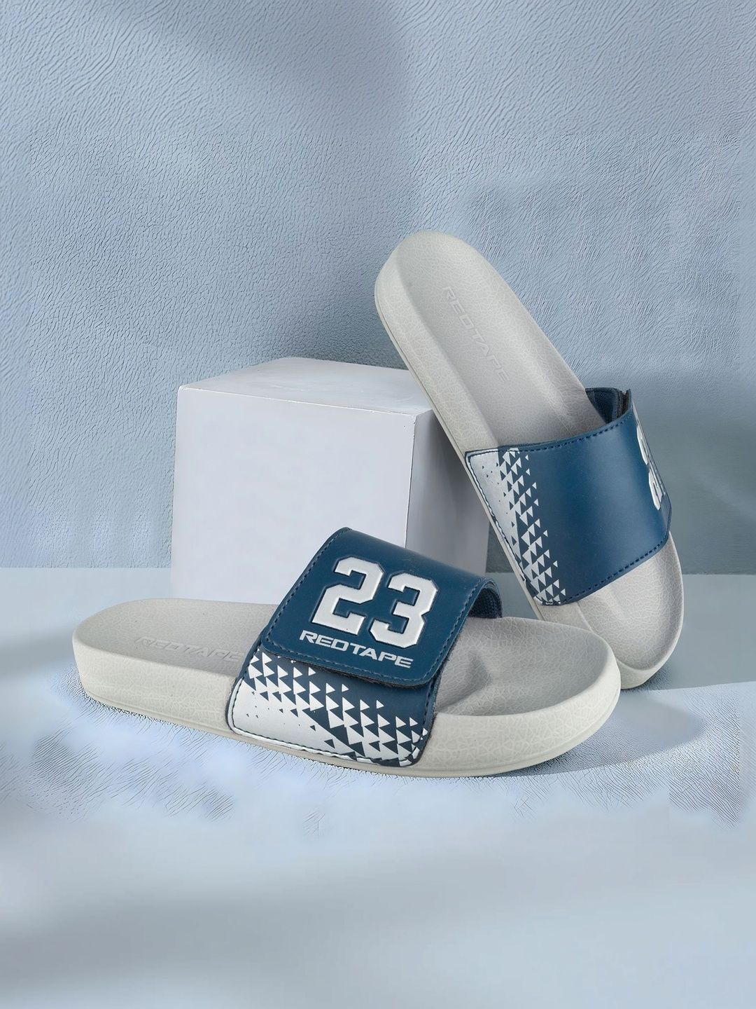 Red Tape Men Printed Sliders-picture-45