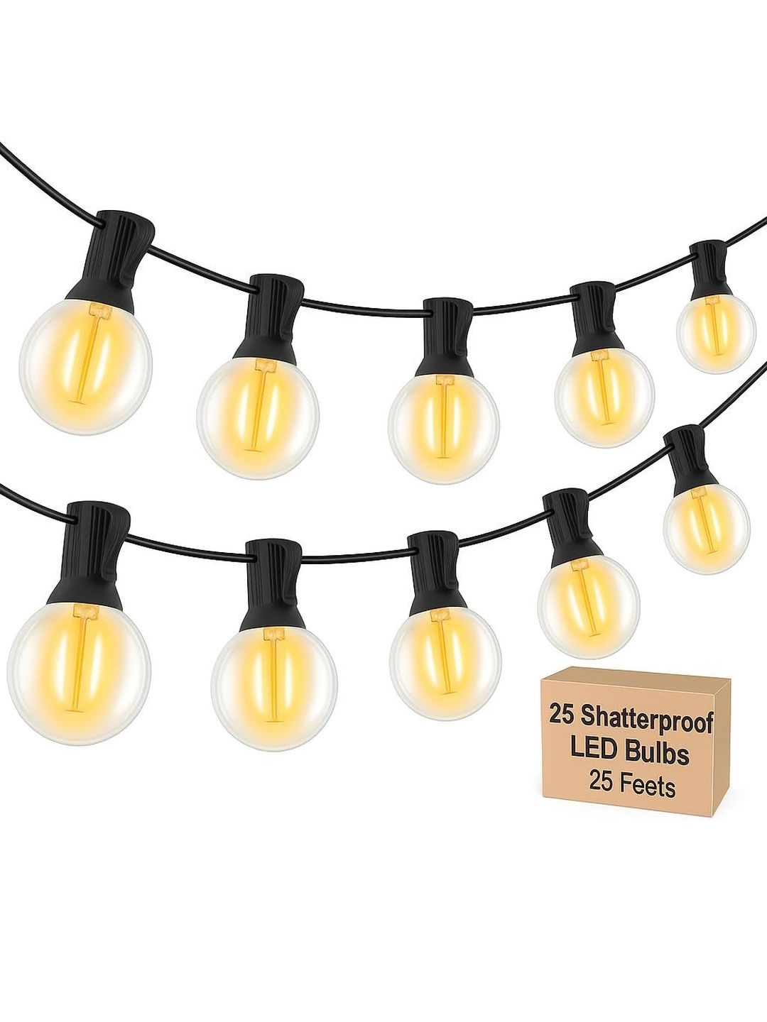 MPROW Warm White Waterproof Cylindrical Shape String Lights-picture-14