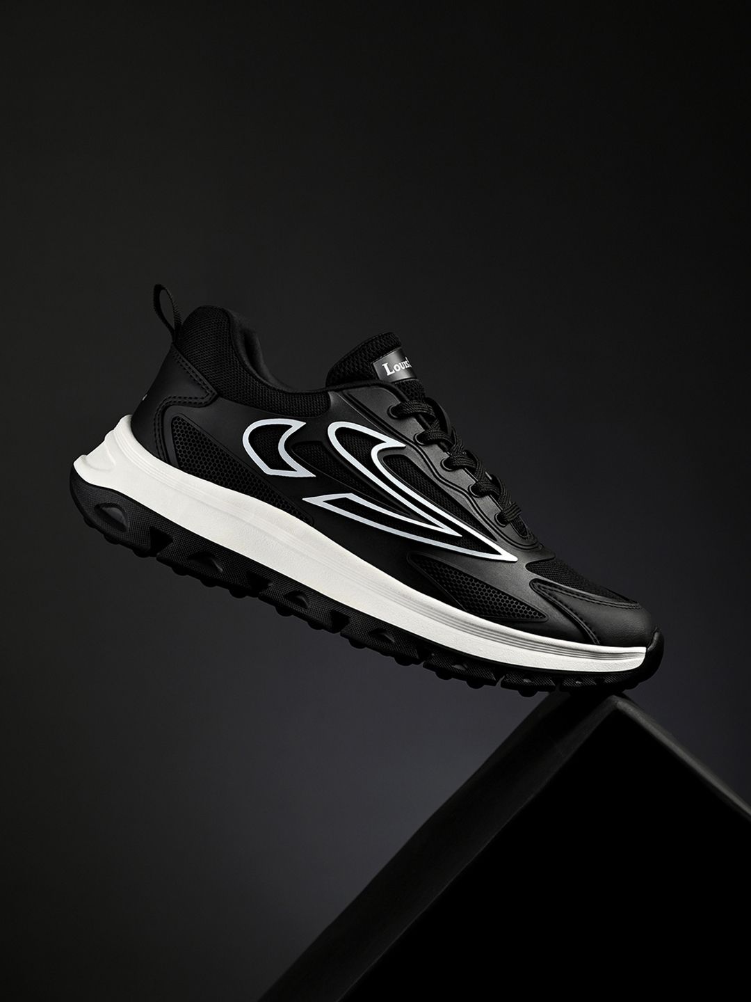 LOUIS STITCH Men's Orca Black Athleisure Sport Shoes-picture-34
