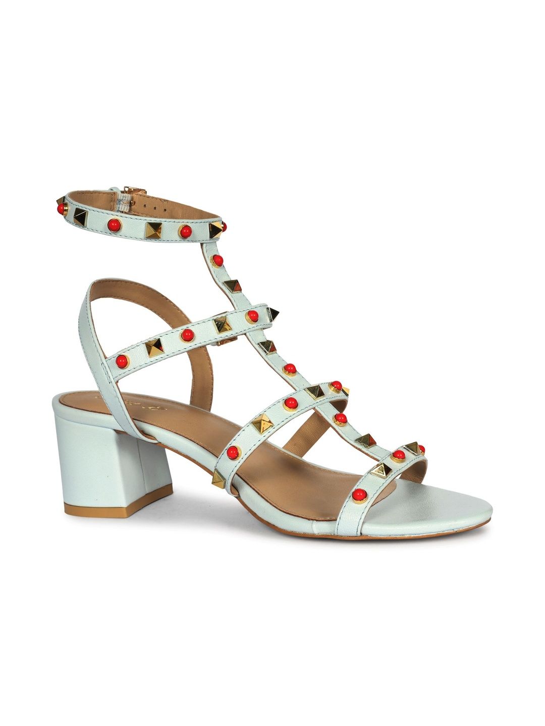 Saint G Leather Party Block Sandals-picture-53