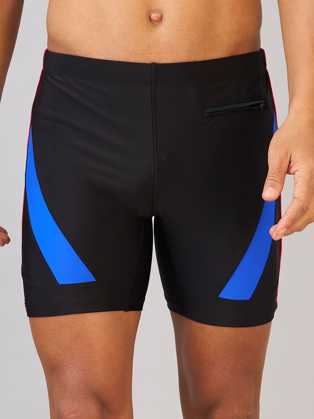 LYCOT Men Colourblocked Swim Shorts Swim Bottoms-image-36