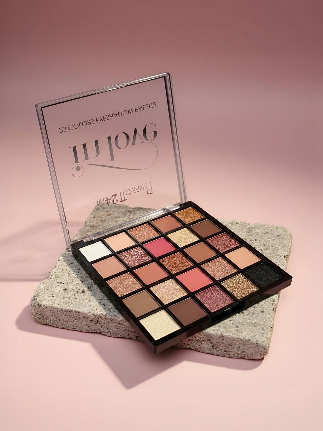 PERFECTT 24HR 25 Colour In Love Eye Shadow Pallette - 25 g-image-40