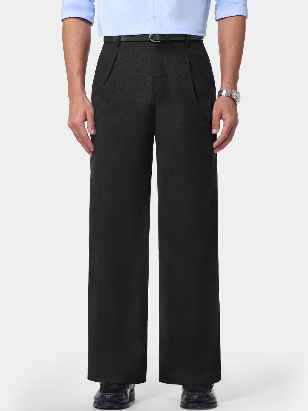 VAHRO Men Pleated Trousers-picture-31