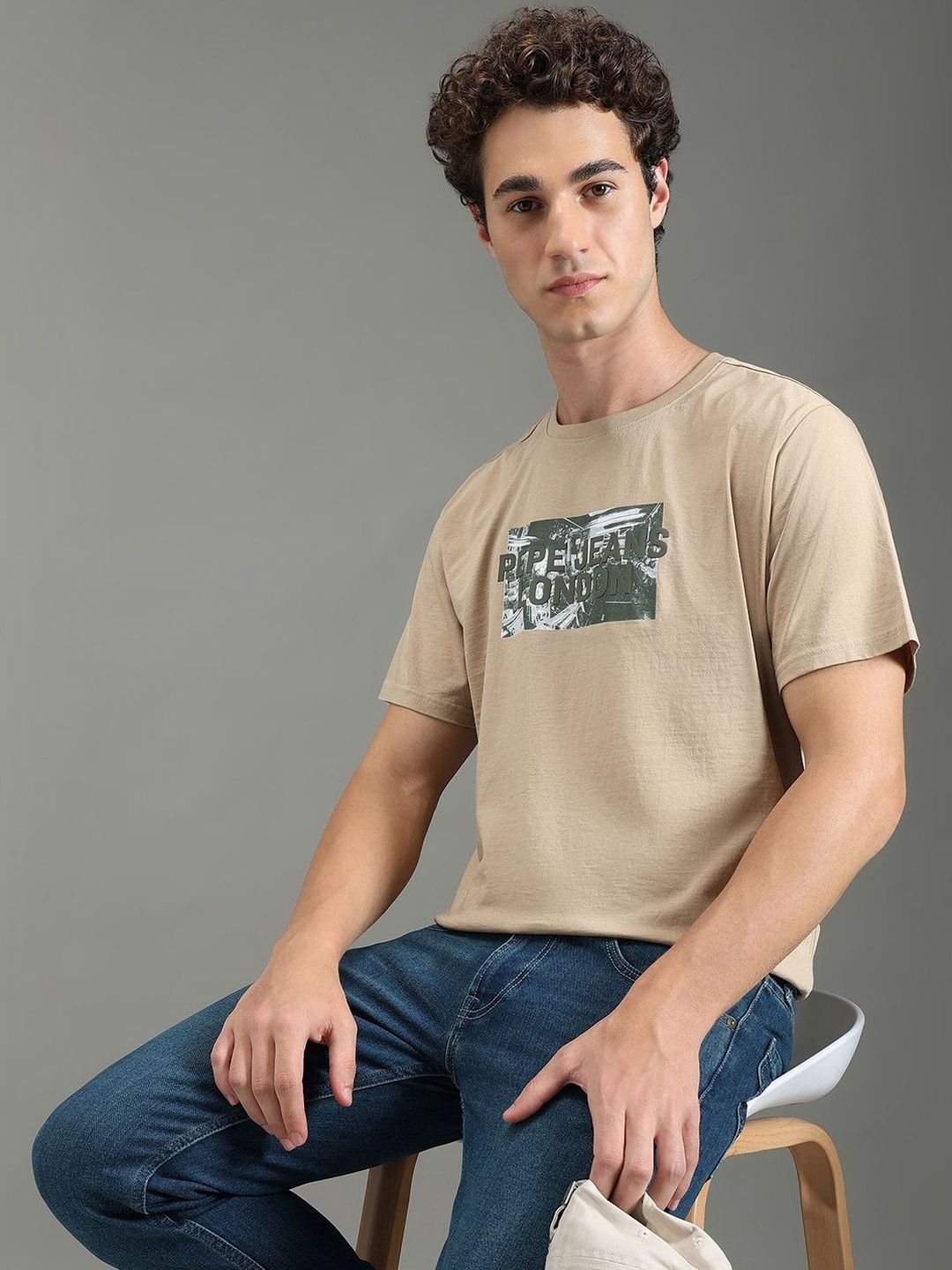 Pepe Jeans Men Typography Printed Pure Cotton T-shirt-picture-15