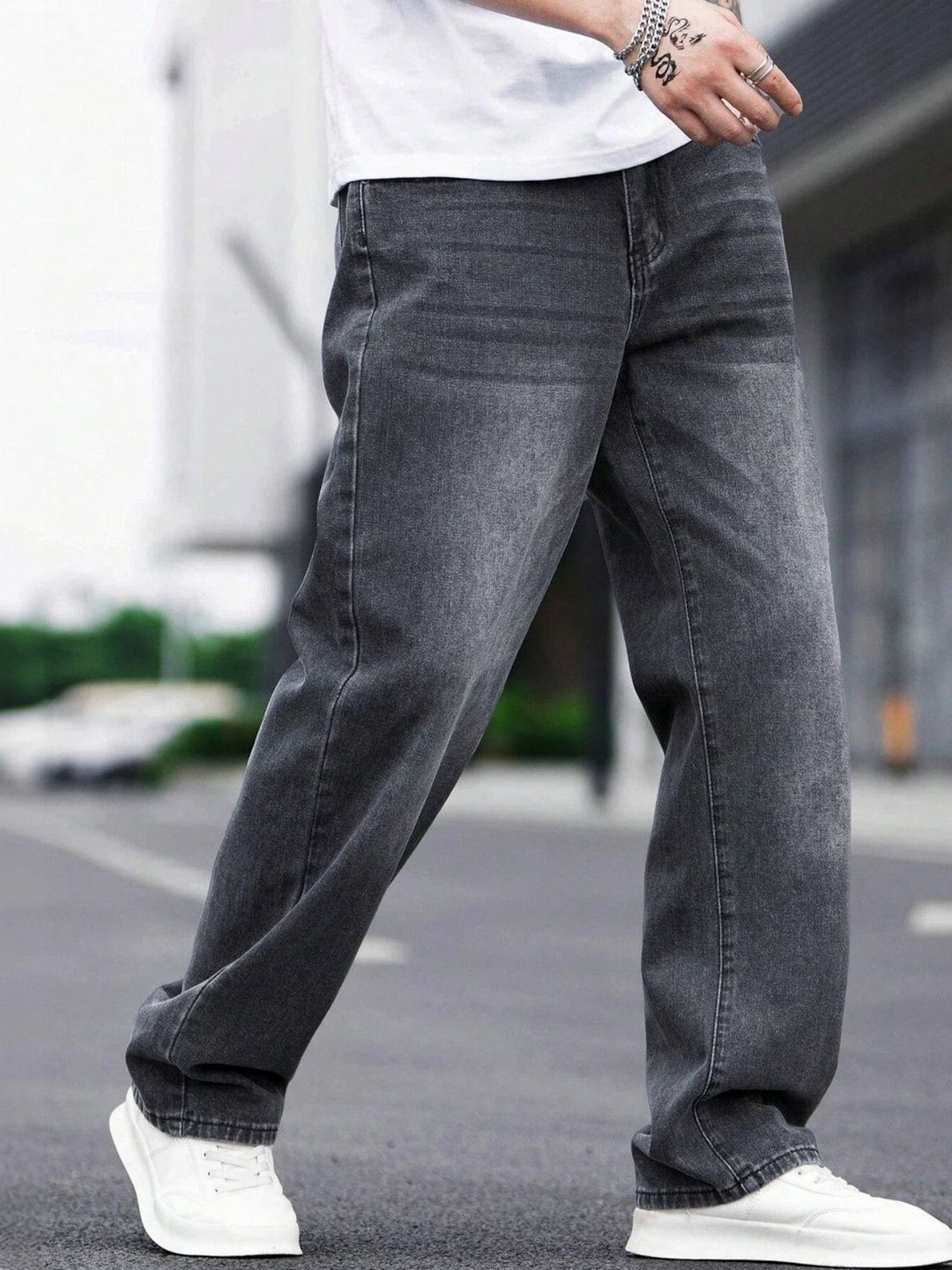 BREXX Men Comfort Mid-Rise Light Fade Stretchable Jeans-picture-29