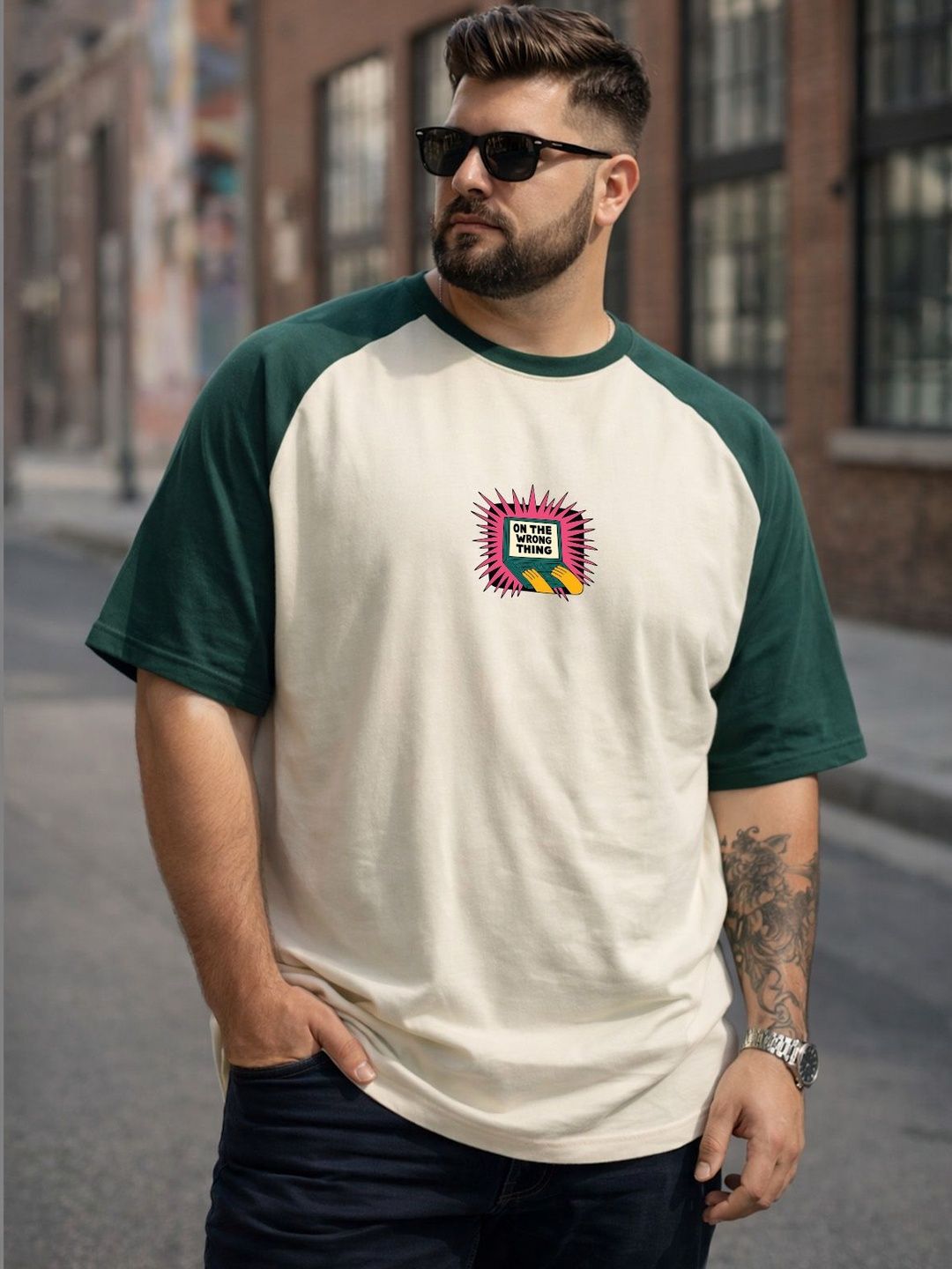 VEIRDO Men Printed Pure Cotton T-shirt-picture-58