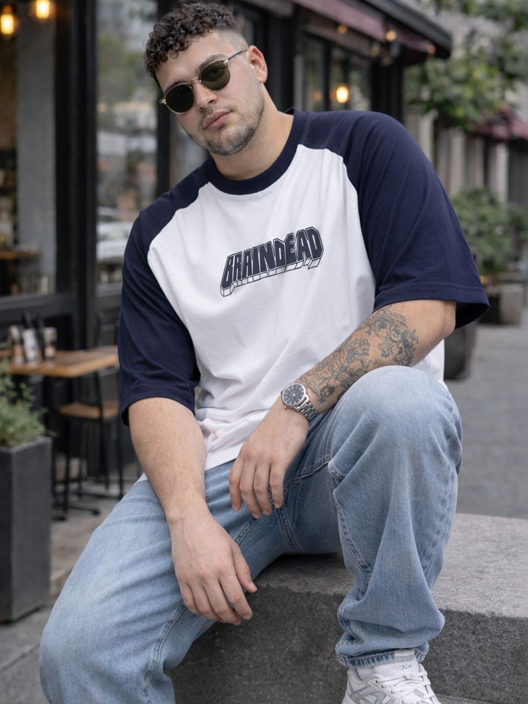 VEIRDO Men Typography Printed Pure Cotton T-shirt-picture-15