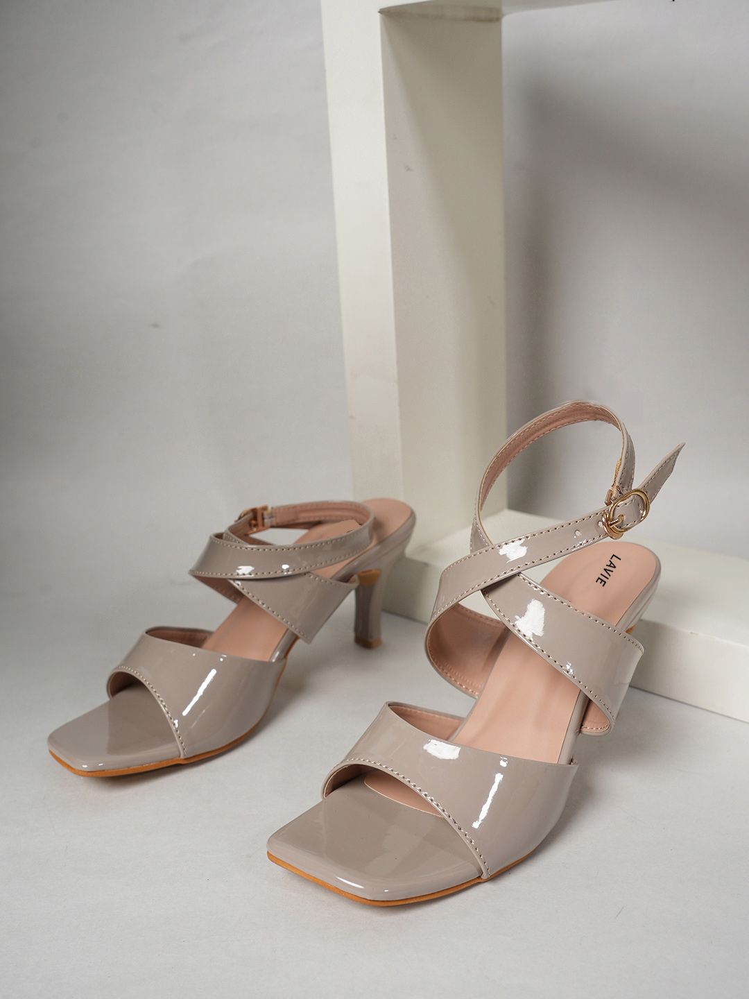 Lavie Party Slim Heeled Sandals with Buckles-picture-18