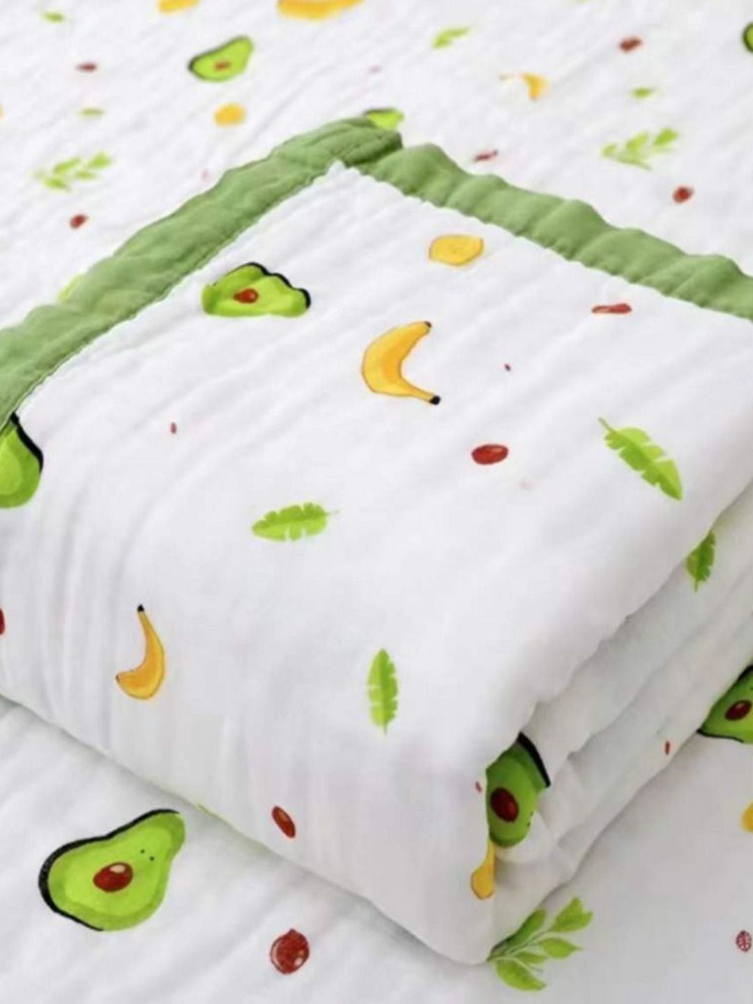 BABY MUSLIN White & White 1 Printed 600 GSM Bath Towel-picture-45