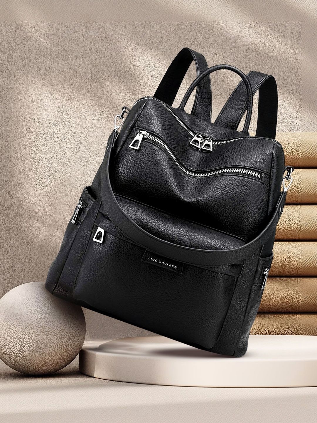 JAISOM Women Brand Logo Backpack-image-19