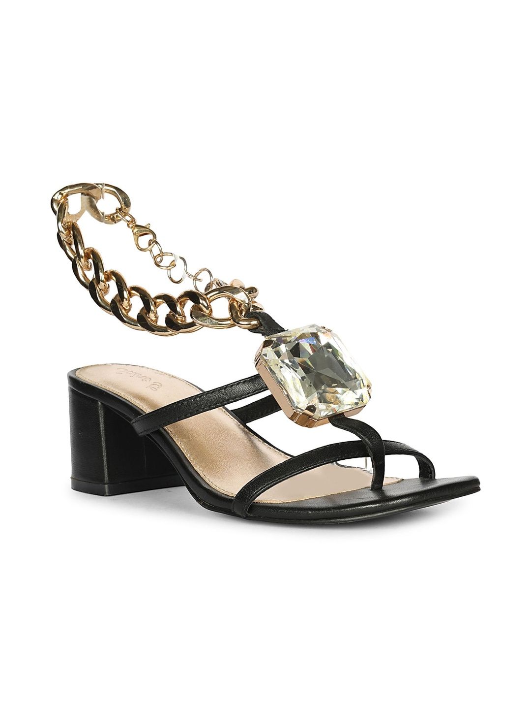 Saint G Leather Party Block Sandals-picture-33