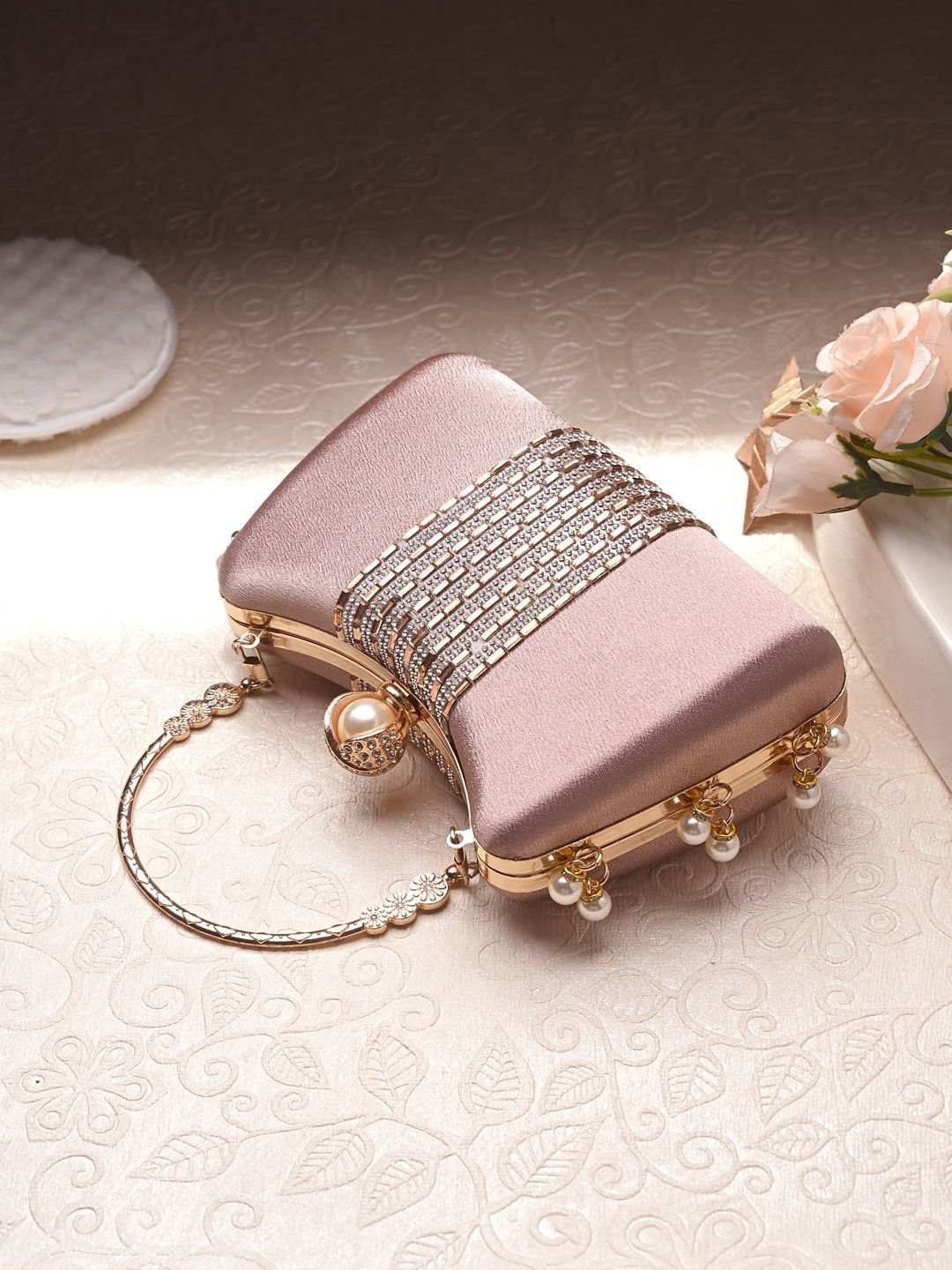 Anouk Embroidered Embellished Box Clutch-picture-54
