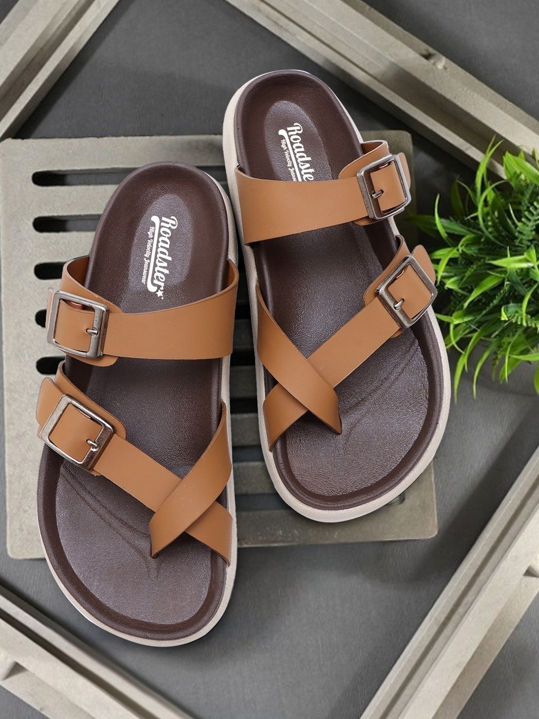 The Roadster Lifestyle Co Men Slip-On Comfort Sandals-picture-19