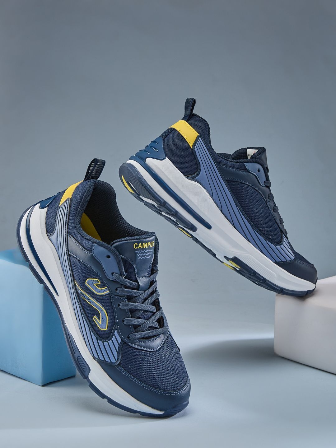 Campus Men Colourblocked Sneakers-picture-37