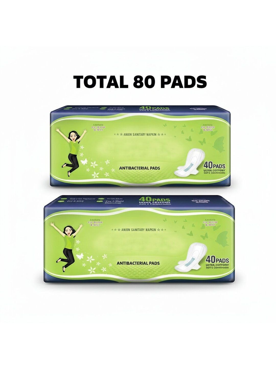 ENSHINER Set Of 2 Ultra-Thin XXL Jumbo Extra Soft Antibacterial Sanitary Pads - 40 Pads-image-32
