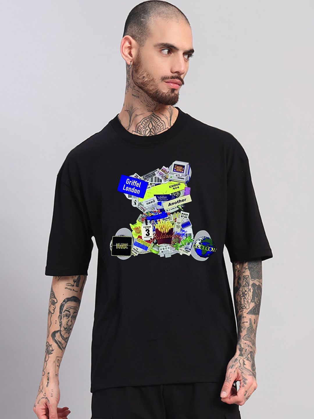 GRIFFEL Men Printed T-shirt-picture-29