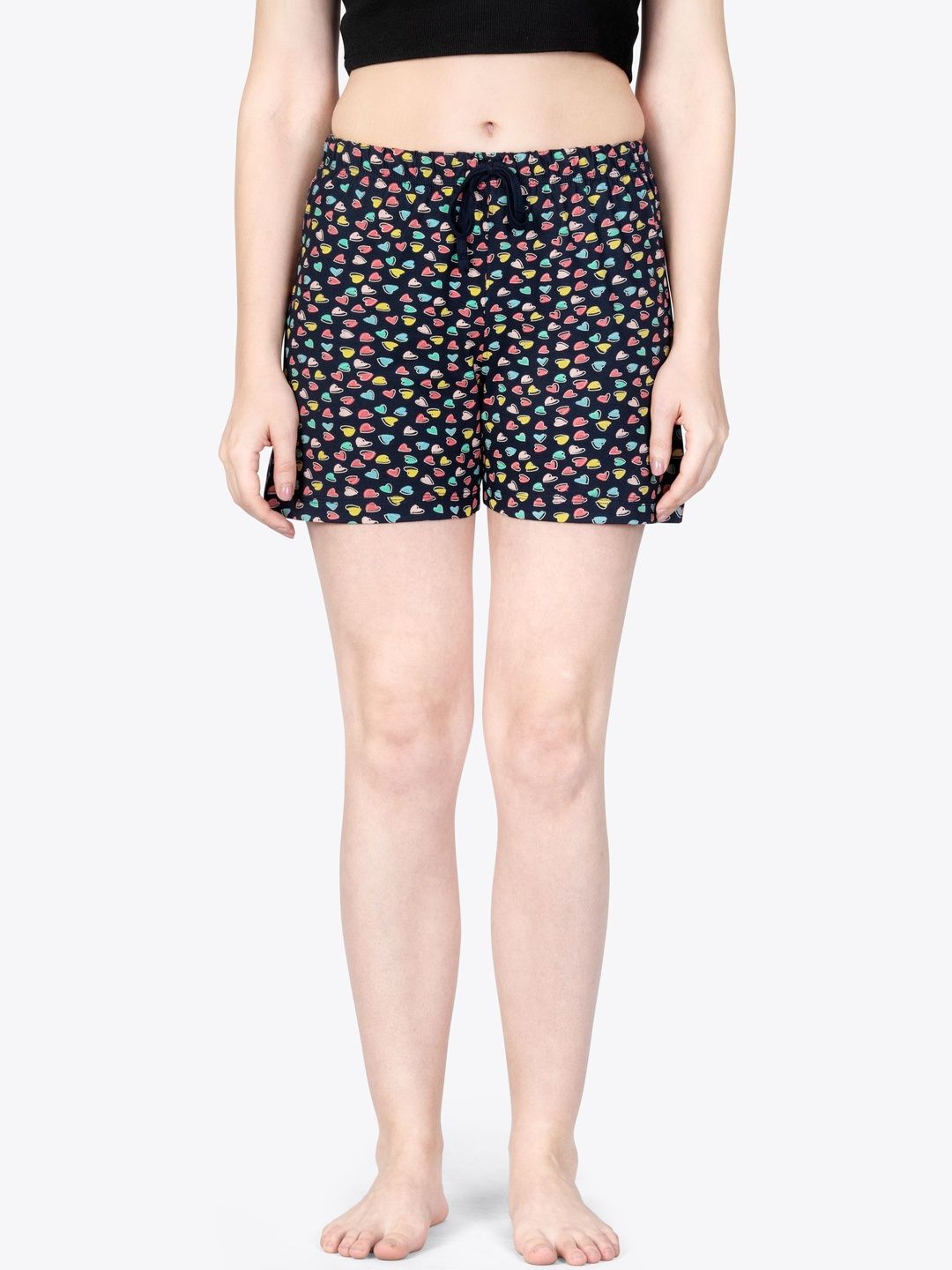 ariel Women Printed Lounge Shorts-picture-39