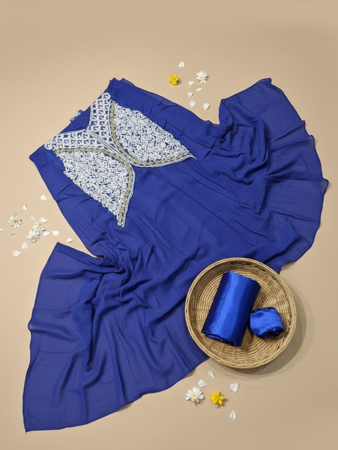 Varanga Embroidered Unstitched Dress Material-picture-37
