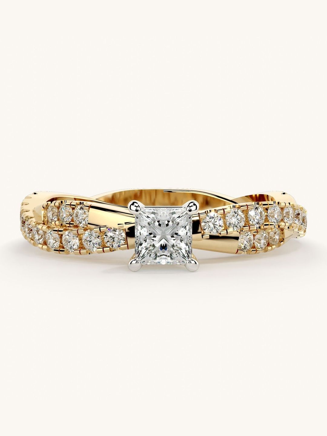 VALANOVA 925 Sterling Silver Lab Grown Diamond With 0.66 CT Ring Diamond - 2.66 g-image-17