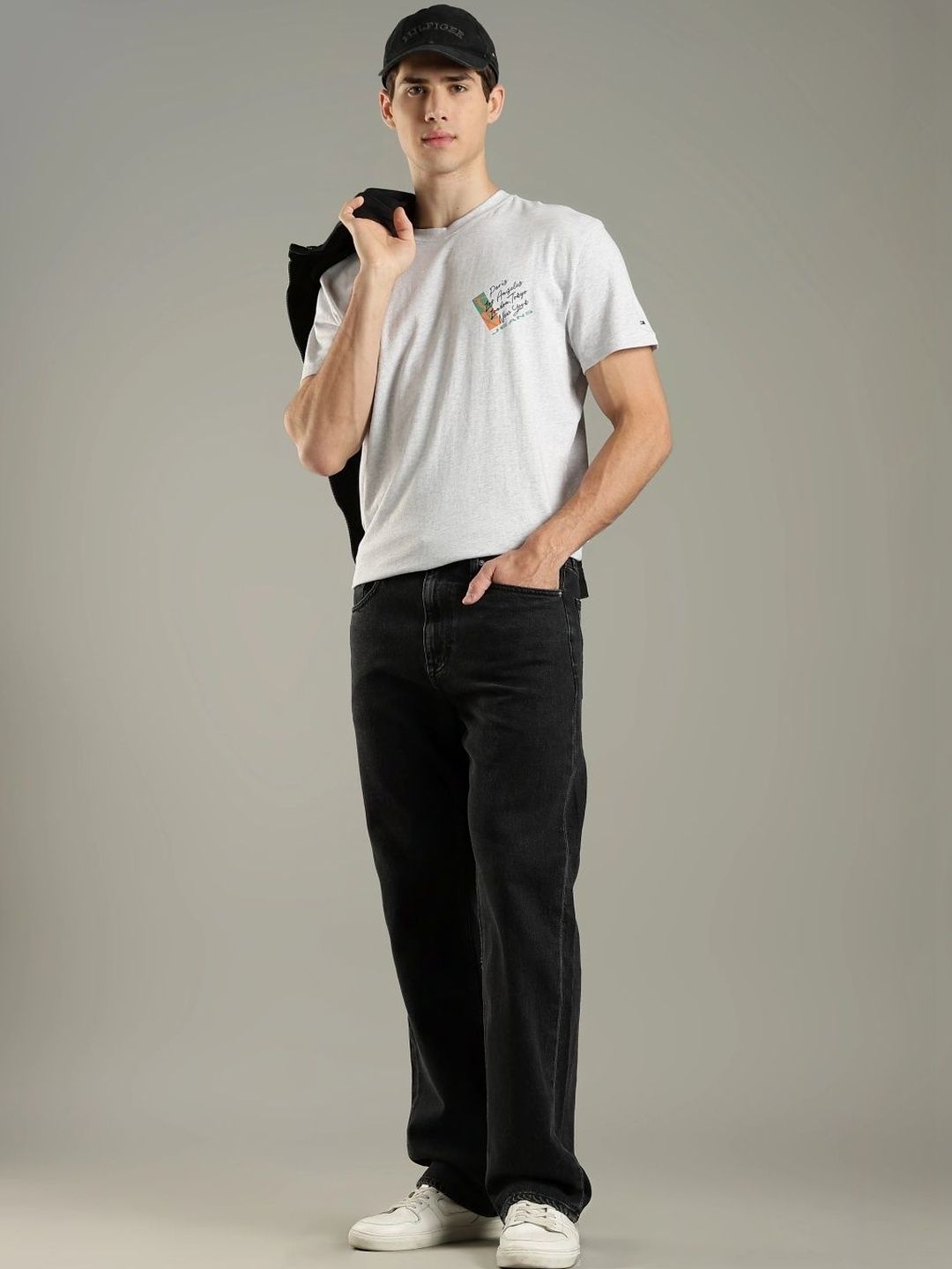 Tommy Hilfiger Men Regular Fit Mid-Rise Jeans-picture-55