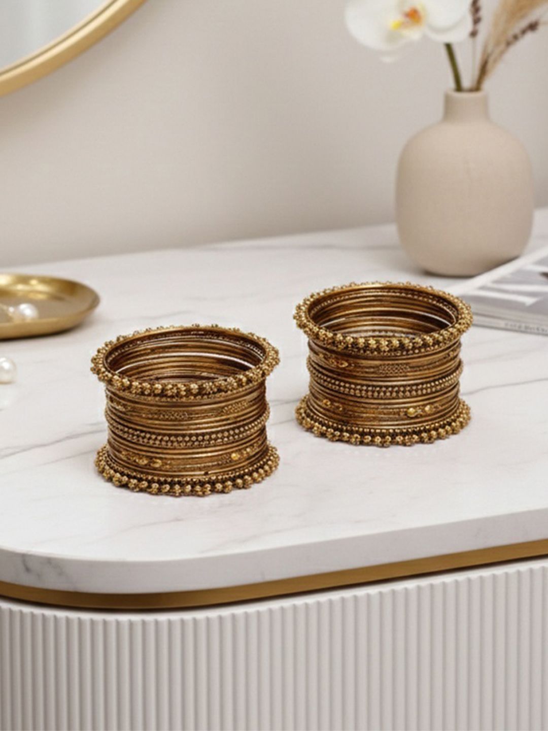 YouBella Set of 2 Gold-Plated Bangle-picture-6