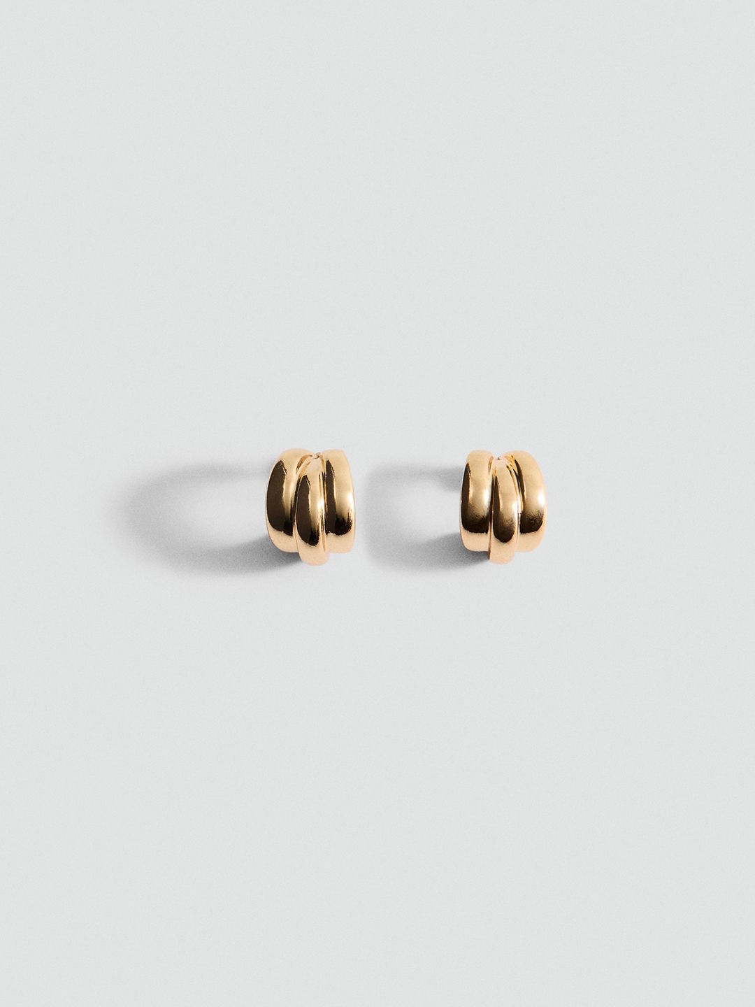 MANGO FEDERICA Contemporary Half Hoop Earrings-picture-17