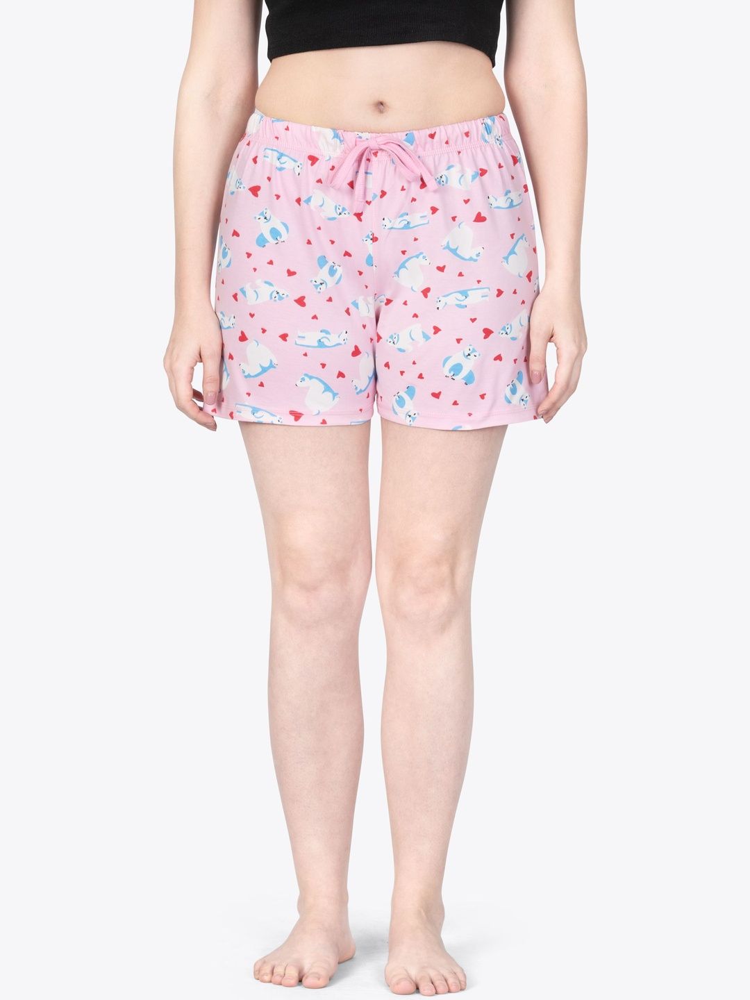 ariel Women Printed Lounge Shorts-picture-45