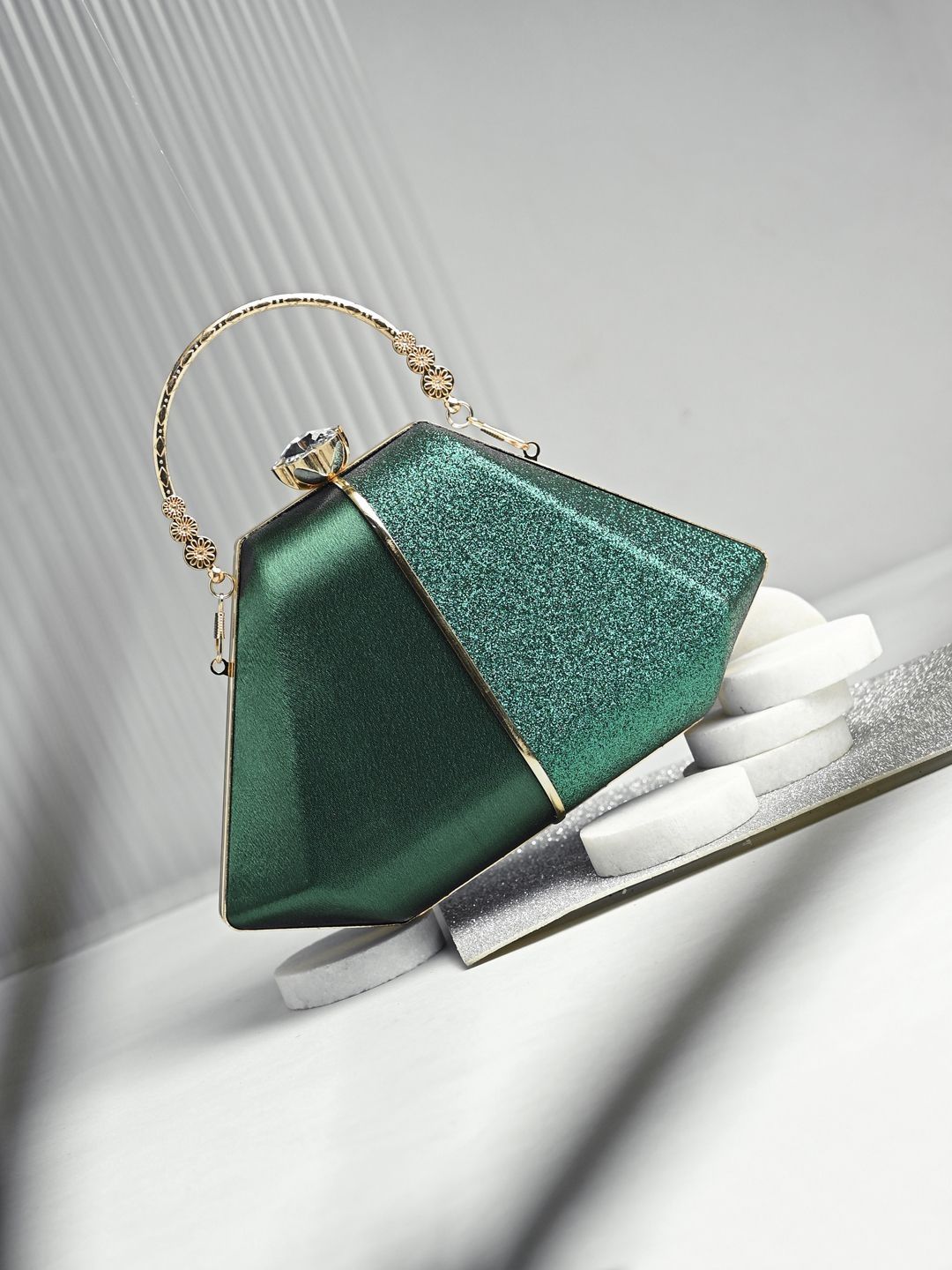 DressBerry Embroidered Embellished Box Clutch-picture-58