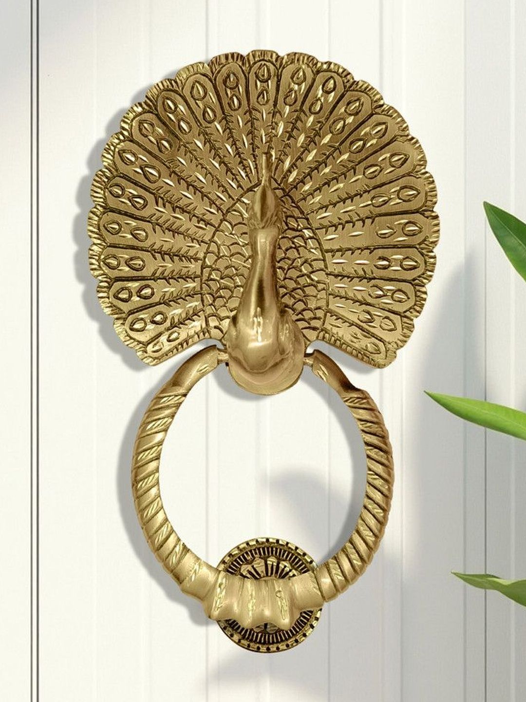 Brasslo Brass Peacock Door Knocker-image-25