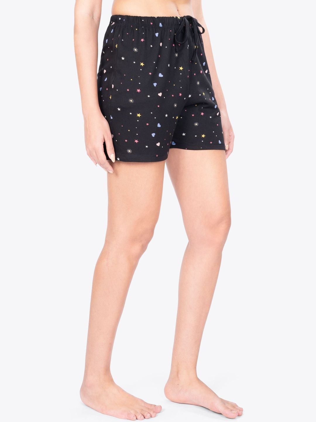 ariel Women Printed Lounge Shorts-image-46