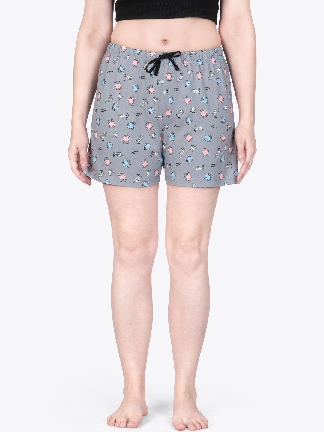 ariel Women Printed Lounge Shorts-picture-21