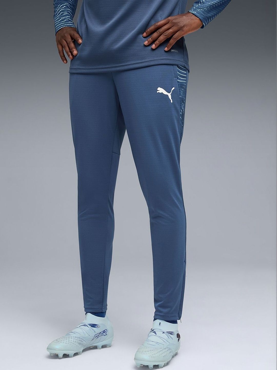 Puma Men Slim Fit Brand Logo Dry Fit Training Joggers-picture-20
