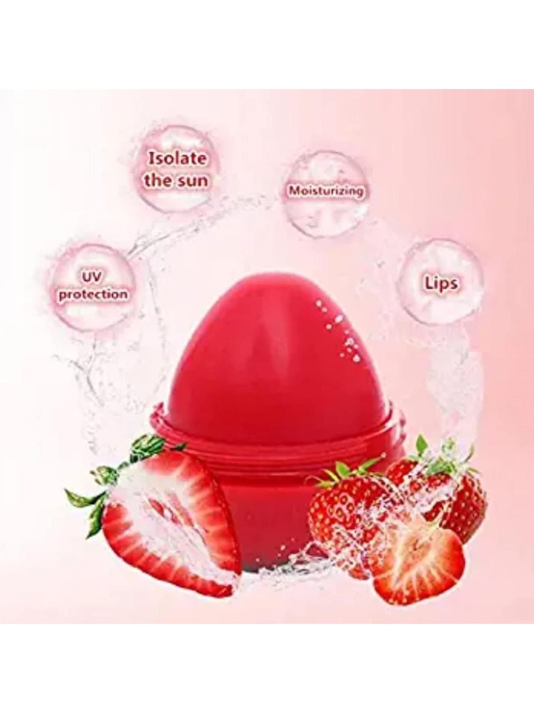 smars Stawberry Dry Lips Glossy Lip Balm - 10 g - Pink-image-45