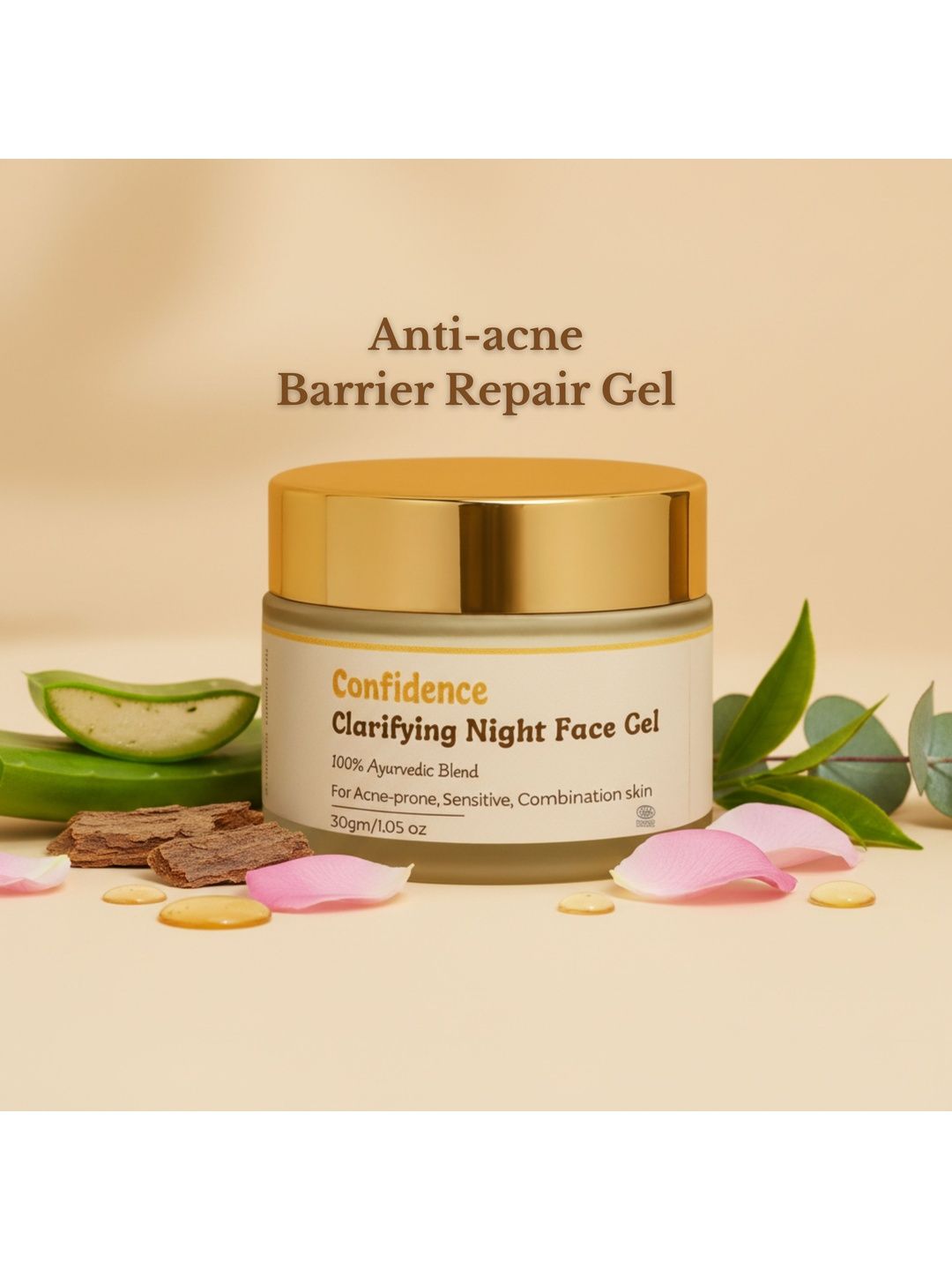 Mamash Organics Acne Clarifying Night Face Gel - 30 g-picture-40