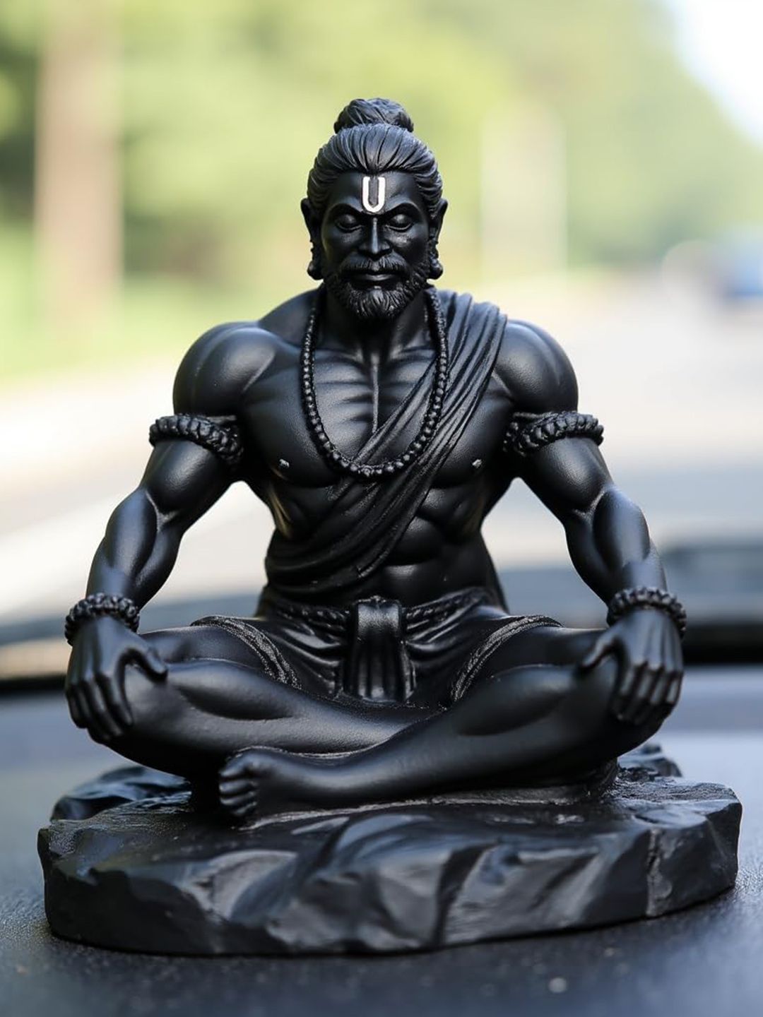 SANKALAN CREATIONS Black Idol Showpiece