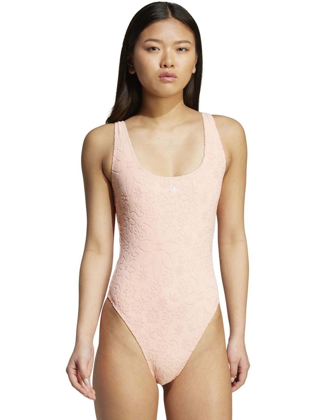 ADIDAS Essentials Self Design Round Neck Bodysuit Swimwear-picture-13