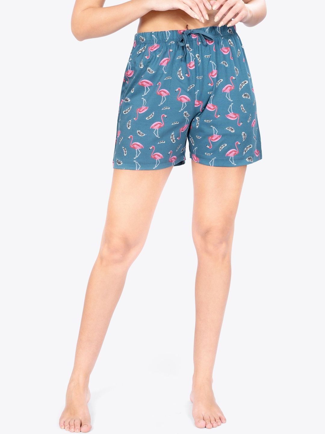 ariel Women Printed Lounge Shorts-image-47