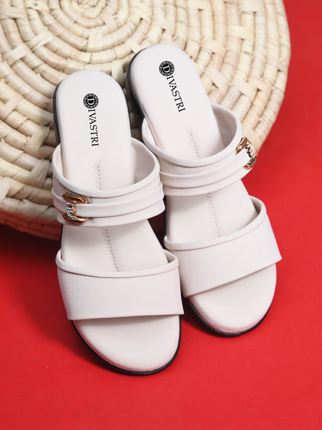 DIVASTRI Women Ethnic Open Toe Flats-picture-42