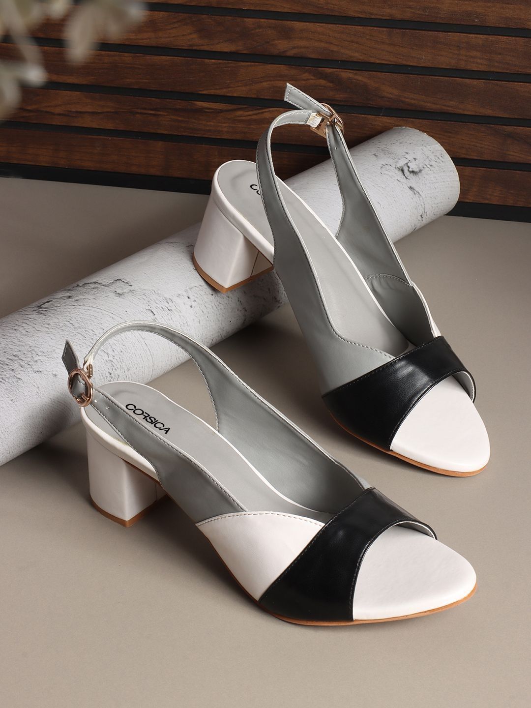 CORSICA Colourblocked Block Sandals-picture-38