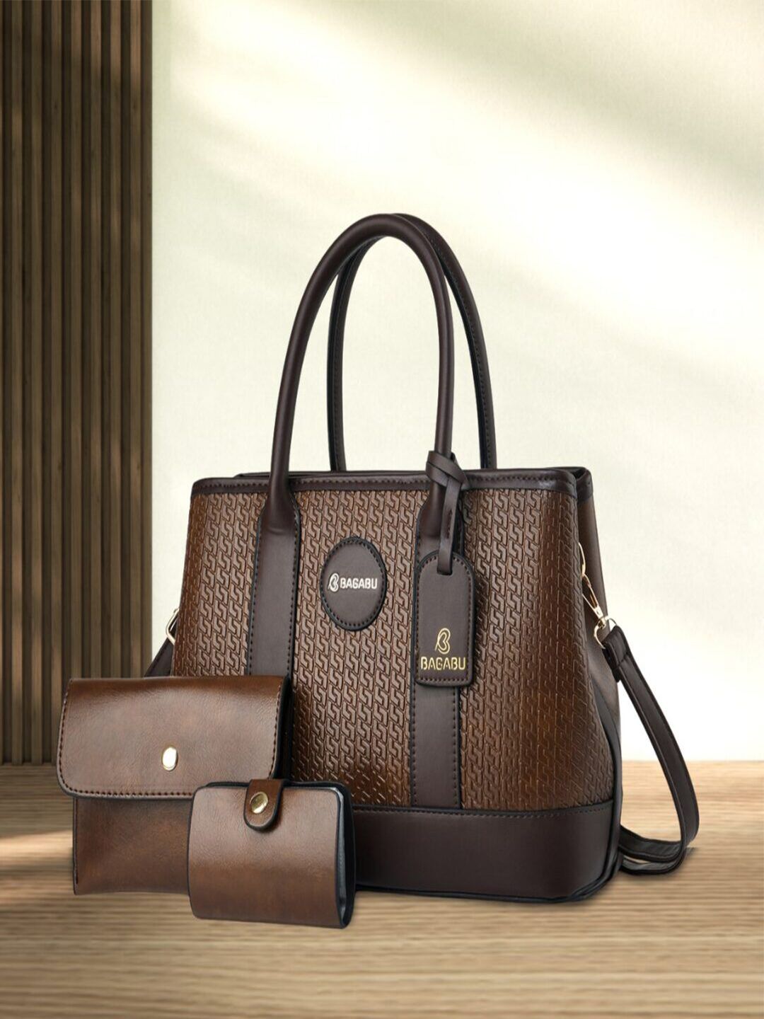 BAGABU Textured Vegan leather Structured Handheld Bag-picture-16
