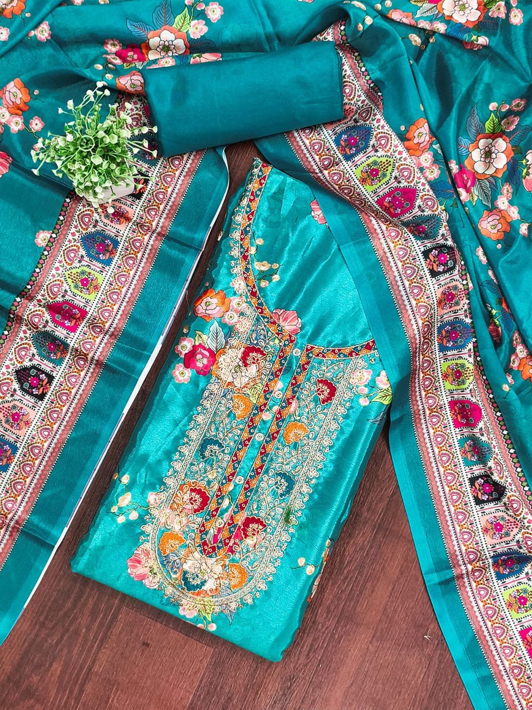 Rangtulika Ethnics Unstitched Dress Material-picture-45