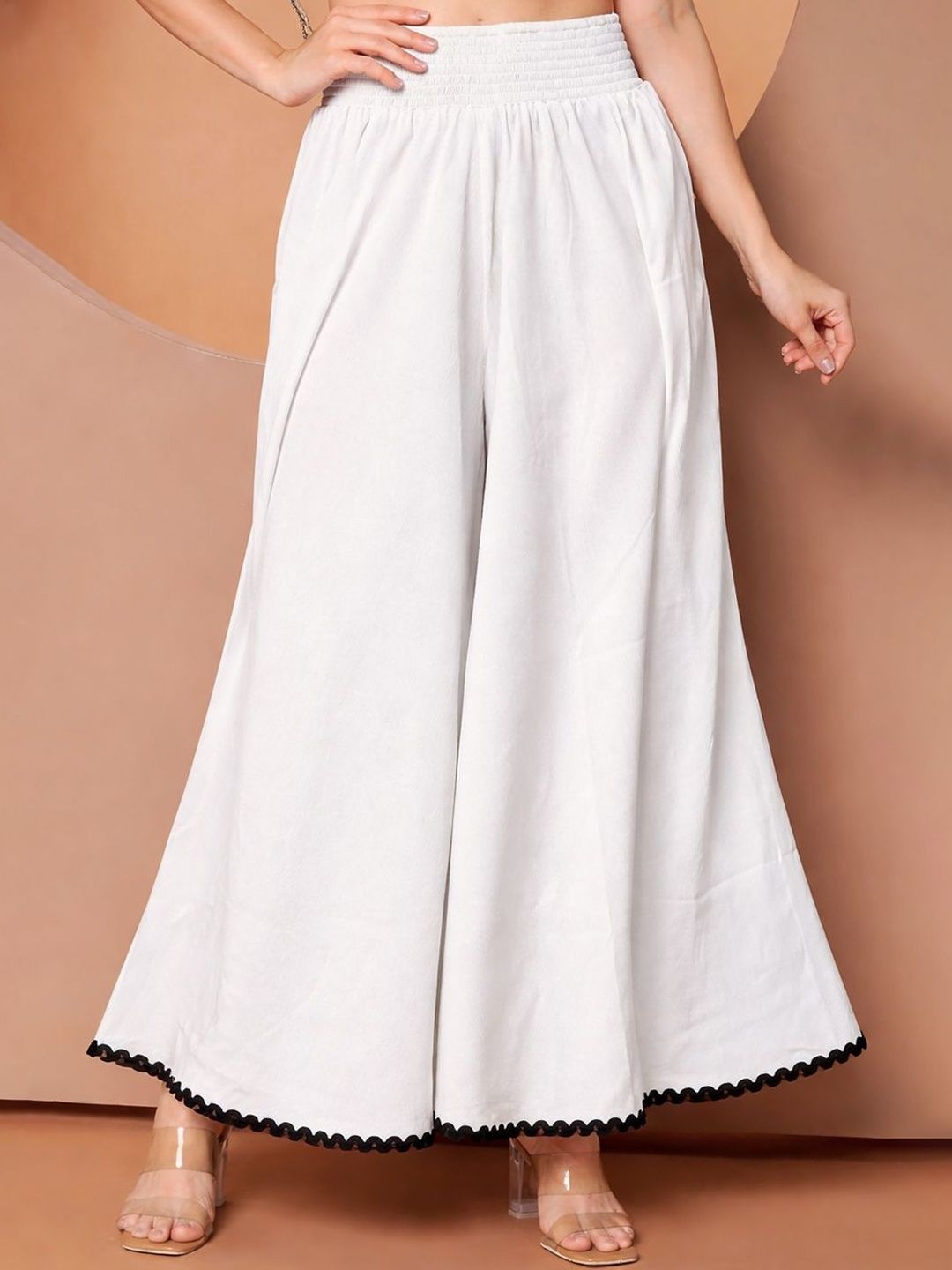 ZWERLON Flared Palazzos-image-0