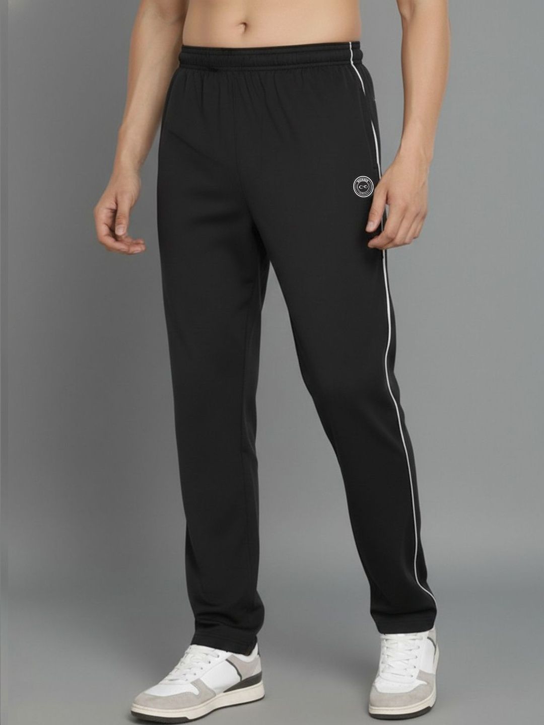 MOUNTAIN COLOURS Men Regular Fit Brand Logo Training Track Pants-picture-25